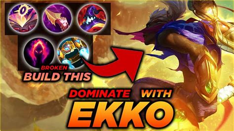 ekko build|ekko runes and build.